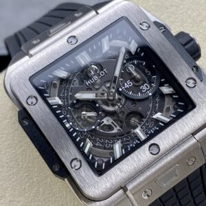Đồng Hồ Hublot Square Bang Unico Titanium Chế Tác Nhà Máy BBF 42mm (9)