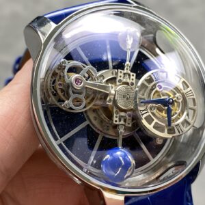 Đồng Hồ Jacob & Co Astronomia Tourbillon Dây Da Màu Xanh 50mm (1)