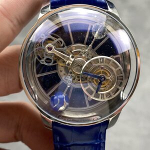 Đồng Hồ Jacob & Co Astronomia Tourbillon Dây Da Màu Xanh 50mm (1)
