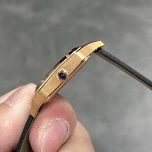 Đồng Hồ Nữ Cartier Santos Dumont WGSA0022 Replica Dây Da 38mm (3)