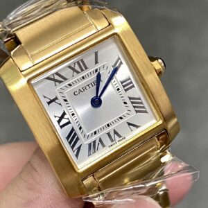 Đồng Hồ Nữ Cartier Tank Francaise WGTA0031 Chế Tác Màu Vàng 25mm (9)