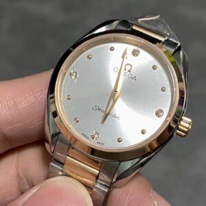 Đồng Hồ Omega Seamaster Dây Kim Loại Replica Nhà Máy JF 38mm (8)