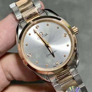 Đồng Hồ Omega Seamaster Dây Kim Loại Replica Nhà Máy JF 38mm (8)