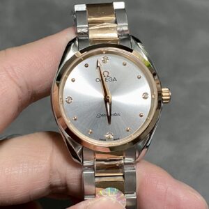 Đồng Hồ Omega Seamaster Dây Kim Loại Replica Nhà Máy JF 38mm (8)