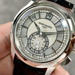 Đồng Hồ Patek Philippe Complications 5905P Mặt Trắng Nhà Máy TW 40mm (5)