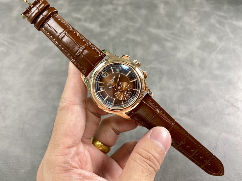 Đồng Hồ Patek Philippe Complications 5905R Màu Nâu Nhà Máy TW 40mm (1)