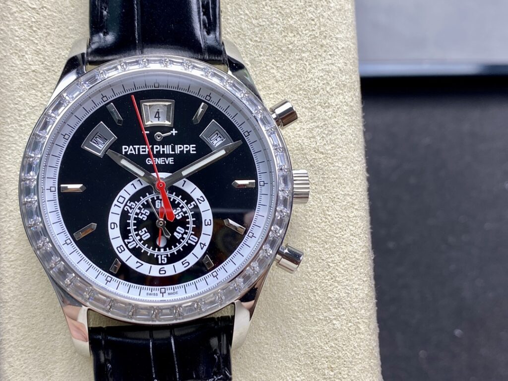 Đồng Hồ Patek Philippe Complications 5961G Mặt Đen Đính Đá TW (3)