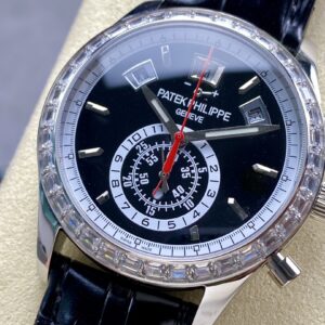 Đồng Hồ Patek Philippe Complications 5961G Mặt Đen Đính Đá TW (3)