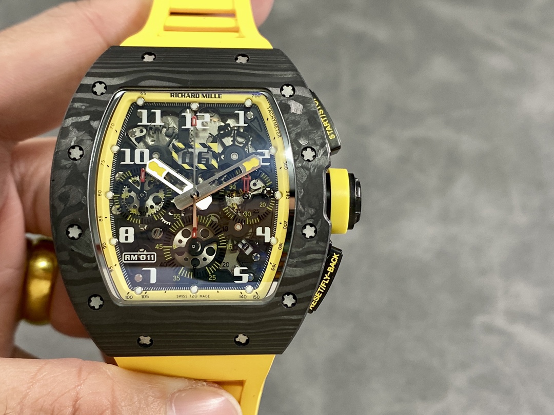 Đồng Hồ Richard Mille RM011 Chronograph Replica 11 Nhà Máy KV 43x50mm (1) Đồng Hồ Richard Mille RM011 Chronograph Replica 11 Nhà Máy KV 43x50mm (2)