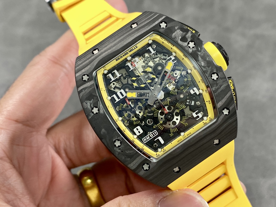 Đồng Hồ Richard Mille RM011 Chronograph Replica 11 Nhà Máy KV 43x50mm (2) Đồng Hồ Richard Mille RM011 Chronograph Replica 11 Nhà Máy KV 43x50mm (2)