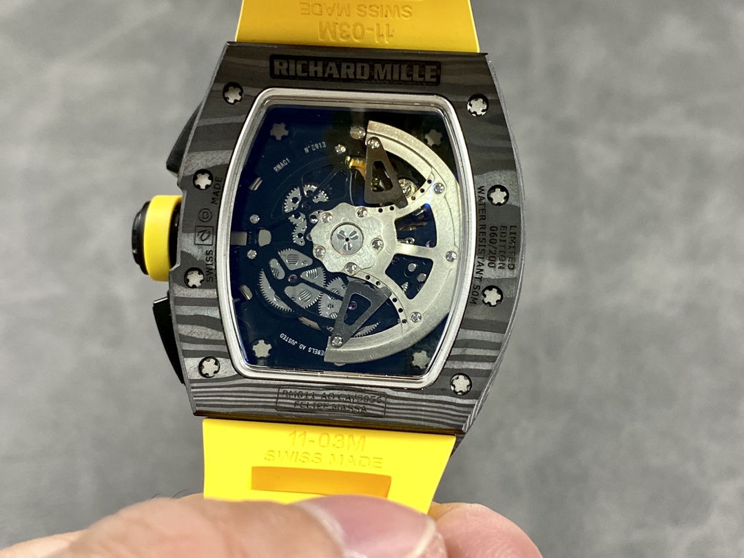 Đồng Hồ Richard Mille RM011 Chronograph Replica 11 Nhà Máy KV 43x50mm (8) Đồng Hồ Richard Mille RM011 Chronograph Replica 11 Nhà Máy KV 43x50mm (2)