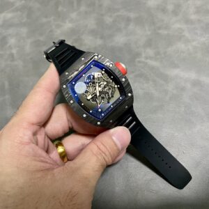Đồng Hồ Richard Mille RM055 Asia Bubba Watson Nhà Máy ZF Màu Đen 43x50mm (2)
