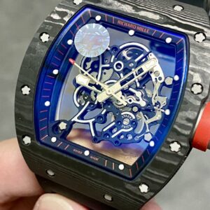 Đồng Hồ Richard Mille RM055 Asia Bubba Watson Nhà Máy ZF Màu Đen 43x50mm (2)