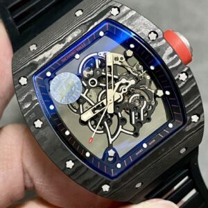 Đồng Hồ Richard Mille RM055 Asia Bubba Watson Nhà Máy ZF Màu Đen 43x50mm (2)