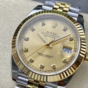 Đồng Hồ Rolex DateJust Bọc Vàng 18K Dây Đeo Jubilee Nhà Máy ZQ 41mm (7)