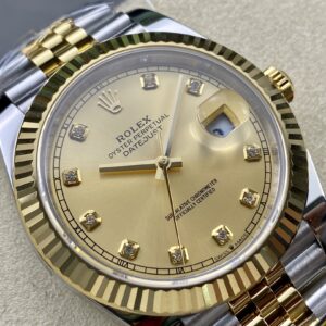 Đồng Hồ Rolex DateJust Bọc Vàng 18K Dây Đeo Jubilee Nhà Máy ZQ 41mm (7)