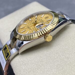 Đồng Hồ Rolex DateJust Bọc Vàng 18K Mặt Nếp Gấp Nhà Máy ZQ 41mm (2)