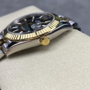 Đồng Hồ Rolex DateJust Bọc Vàng 18K Mặt Số Đen Nhà Máy ZQ 41mm (1)