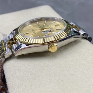 Đồng Hồ Rolex DateJust Bọc Vàng 18K Mặt Vàng Nhà Máy ZQ 41mm (1)