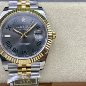 Đồng Hồ Rolex DateJust Bọc Vàng 18K Mặt Wimbledon Nhà Máy ZQ 41mm (1)