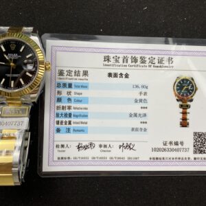 Đồng Hồ Rolex DateJust Bọc Vàng Mặt Đen Cọc Dạ Quang Nhà Máy ZQ 41mm (1)