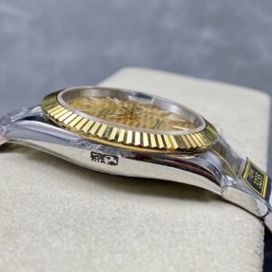 Đồng Hồ Rolex DateJust Bọc Vàng Mặt Số Gấp Nếp Nhà Máy ZQ 41mm (1)