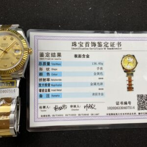 Đồng Hồ Rolex DateJust Bọc Vàng Mặt Số Vàng Cọc Số Đá Nhà Máy ZQ 41mm (1)