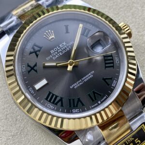 Đồng Hồ Rolex DateJust Bọc Vàng Mặt Số Wimbledon Nhà Máy ZQ 41mm (1)