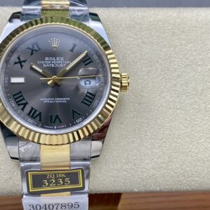 Đồng Hồ Rolex DateJust Bọc Vàng Mặt Số Wimbledon Nhà Máy ZQ 41mm (1)
