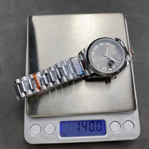 Đồng Hồ Rolex Day-Date 128236 Mặt Xám Cọc Số La Mã QF Factory 36mm (5)