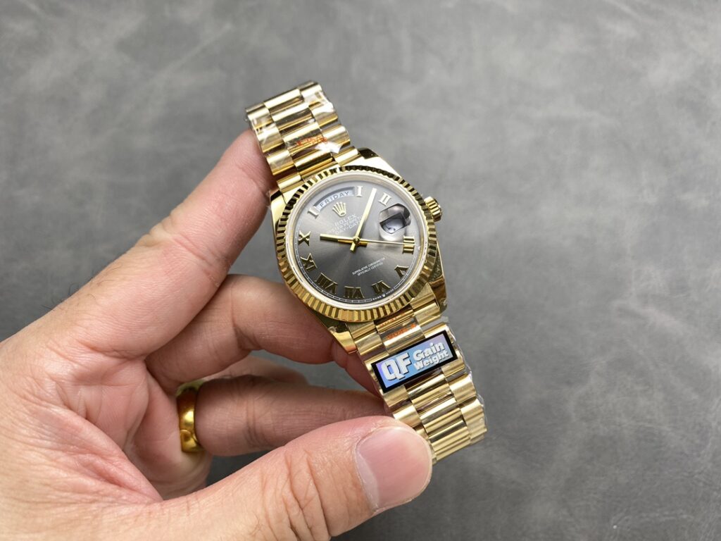 Đồng Hồ Rolex Day-Date 128238 Mặt Wimbledon Nhà Máy QF 36mm (2)