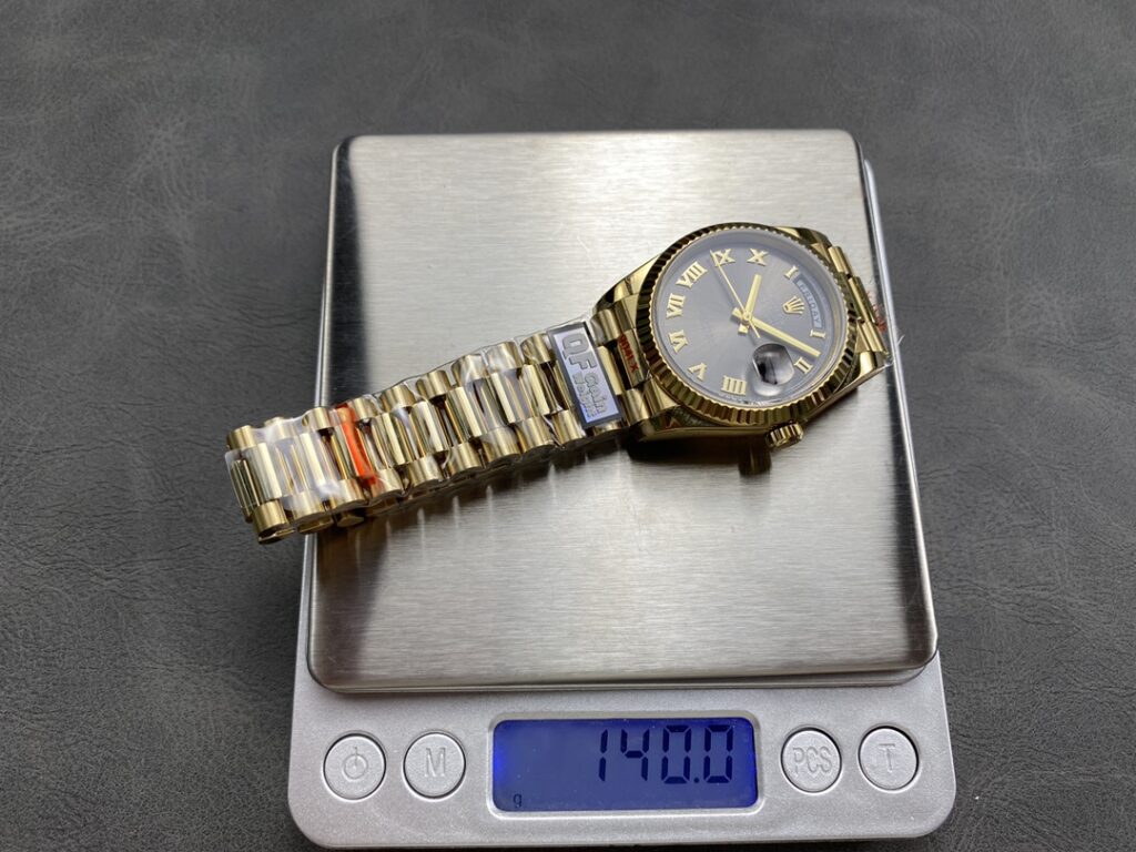 Đồng Hồ Rolex Day-Date 128238 Mặt Wimbledon Nhà Máy QF 36mm (2)