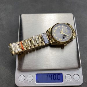 Đồng Hồ Rolex Day-Date 128238 Mặt Wimbledon Nhà Máy QF 36mm (2)