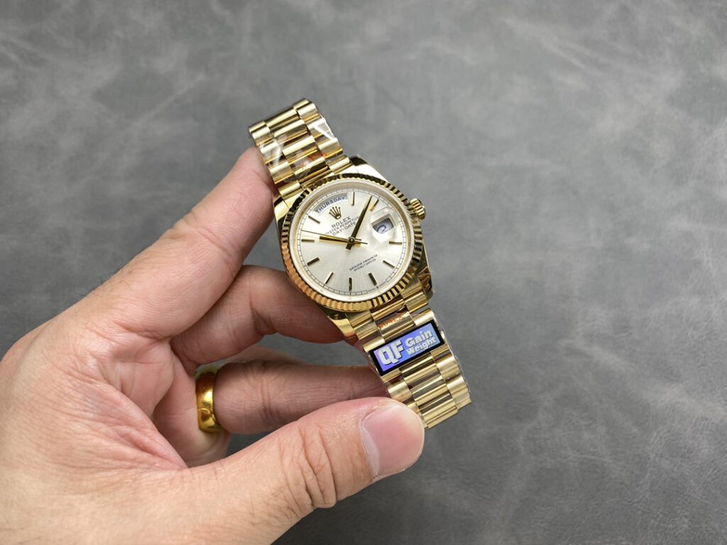 Đồng Hồ Rolex Day-Date 128238 Nặng 140 Grams Máy Caliber 3255 QF Factory 36mm (1)
