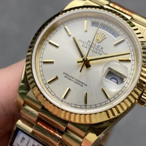 Đồng Hồ Rolex Day-Date 128238 Nặng 140 Grams Máy Caliber 3255 QF Factory 36mm (1)