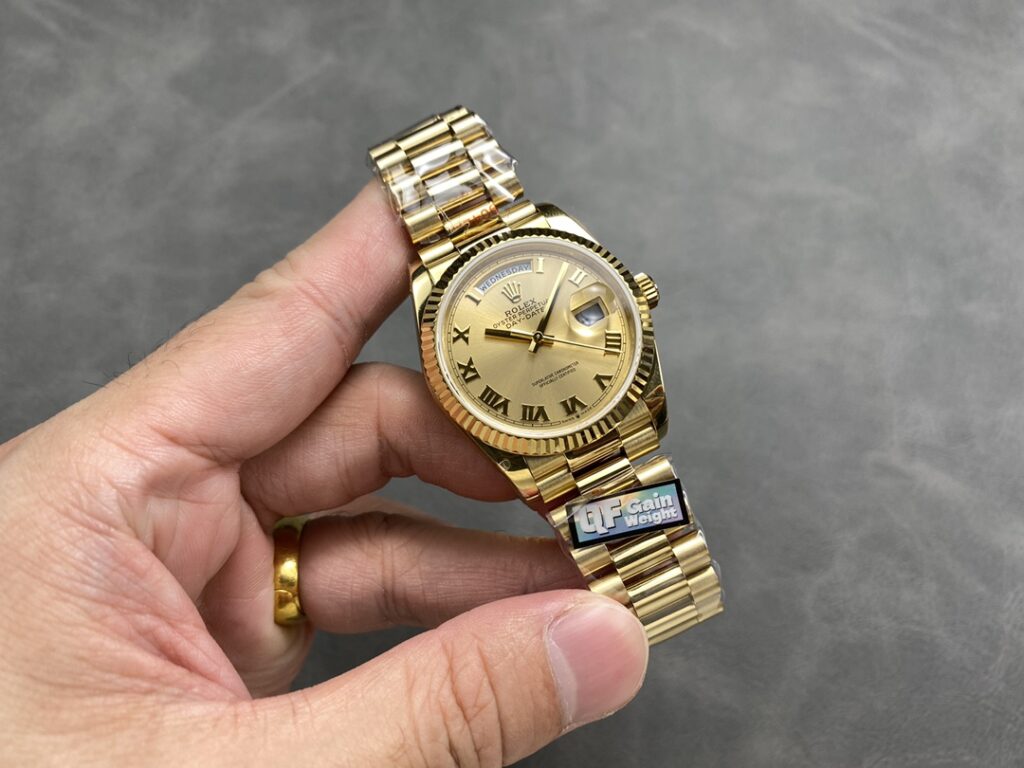 Đồng Hồ Rolex Day-Date 128238 Replica Cao Cấp Nhà Máy QF 36mm (1)