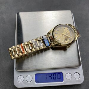 Đồng Hồ Rolex Day-Date 128238 Yellow Gold Champagne Nhà Máy QF 36mm (5)