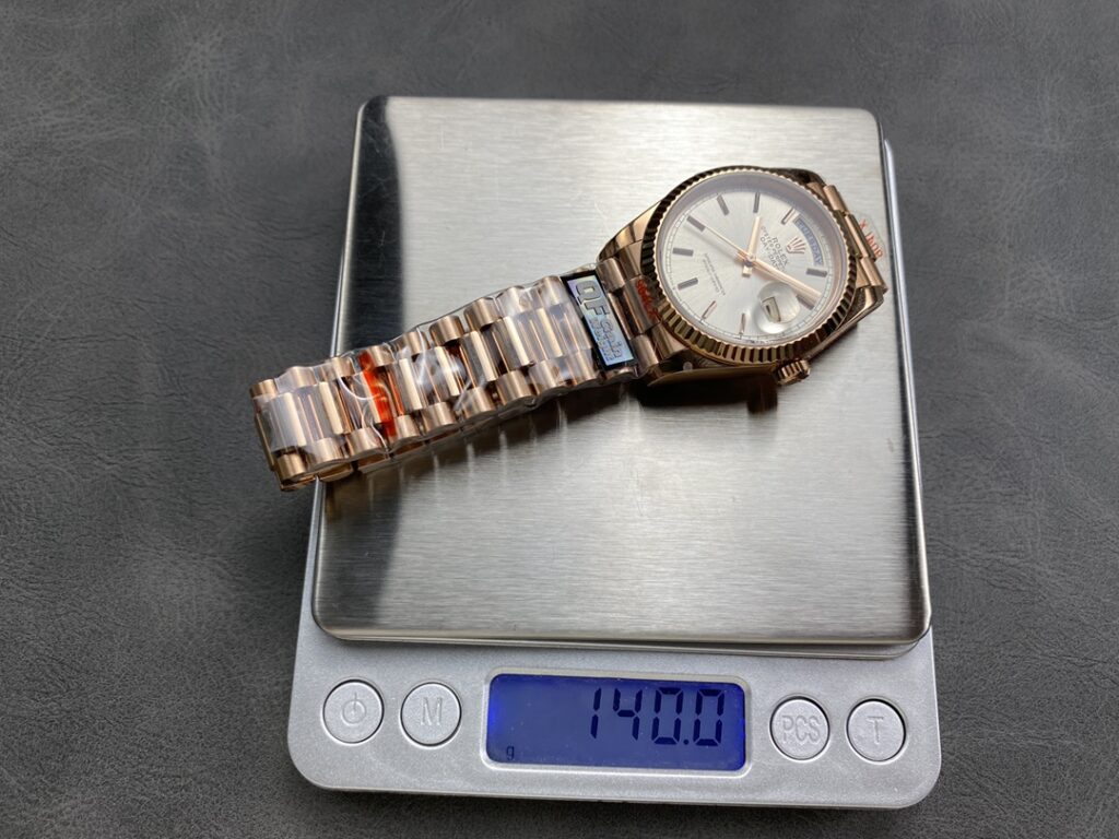 Đồng Hồ Rolex Day-Date Mặt Số Bạc Máy Caliber 3255 Nhà Máy QF 36mm (3)