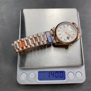 Đồng Hồ Rolex Day-Date Mặt Số Bạc Nhà Máy QF Máy Caliber 3255 36mm (2)