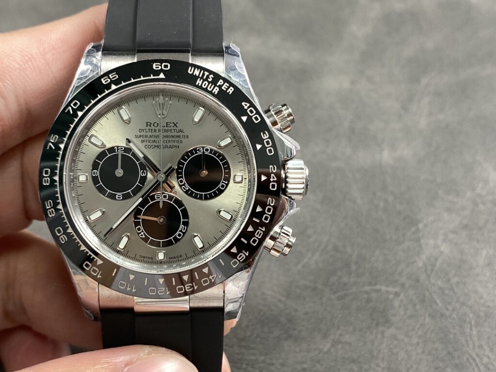 Đồng Hồ Rolex Daytona 116519LN Mặt Xám 140 Grams Nhà Máy QF 40mm (9)