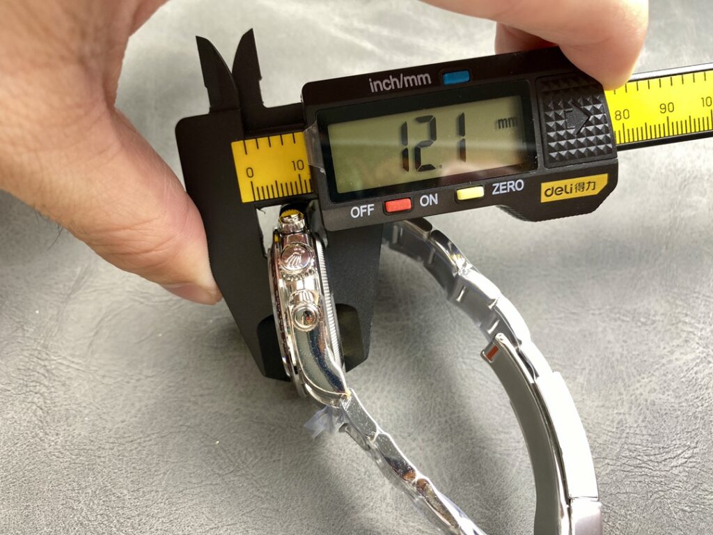 Đồng Hồ Rolex Daytona 126506 Mặt Xanh Băng Đính Đá Nhà Máy BT 40mm (9)