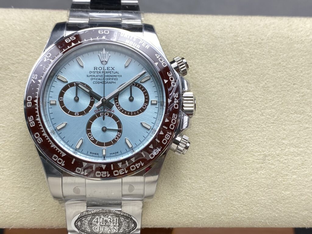 Đồng Hồ Rolex Daytona 126506 Xanh Băng Cọc Dạ Quang Nhà Máy Clean 40mm (9)