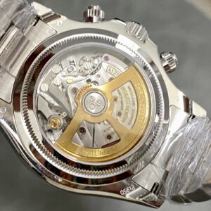 Đồng Hồ Rolex Daytona 126506LN Bọc Vàng Trắng Mặt Xanh Băng 175 Grams 40mm (9)