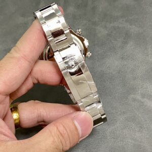 Đồng Hồ Rolex Daytona 126506LN Bọc Vàng Trắng Mặt Xanh Băng 175 Grams 40mm (9)