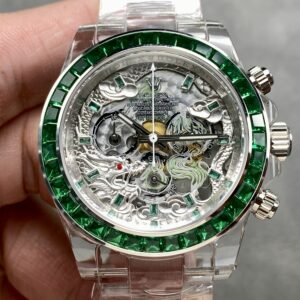 Đồng Hồ Rolex Daytona AET Remould Dragon Tùy Chỉnh Sapphire Đá Quý (2)