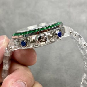 Đồng Hồ Rolex Daytona AET Remould Dragon Tùy Chỉnh Sapphire Đá Quý (8)