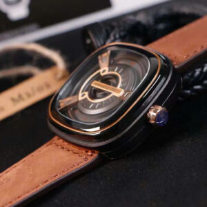 Đồng Hồ Seven Friday M Series M2-02 Nam Dây Da Màu Nâu 45mm