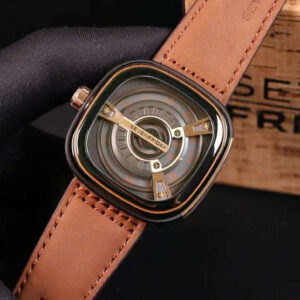 Đồng Hồ Seven Friday M Series M2-02 Nam Dây Da Màu Nâu 45mm
