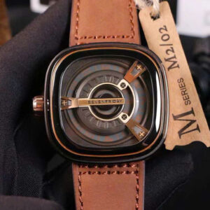 Đồng Hồ Seven Friday M Series M2-02 Nam Dây Da Màu Nâu 45mm