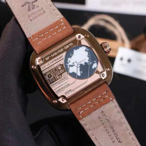 Đồng Hồ Seven Friday M Series M2-02 Nam Dây Da Màu Nâu 45mm